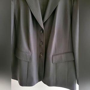 Woman's classic black office jacket, 16W, Talbot's Woman Brand